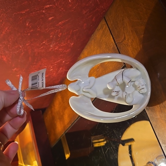 NWT-Appletree Designs-Iridescent Angel Nativity Scene Light Up Holiday O… - Picture 8 of 8